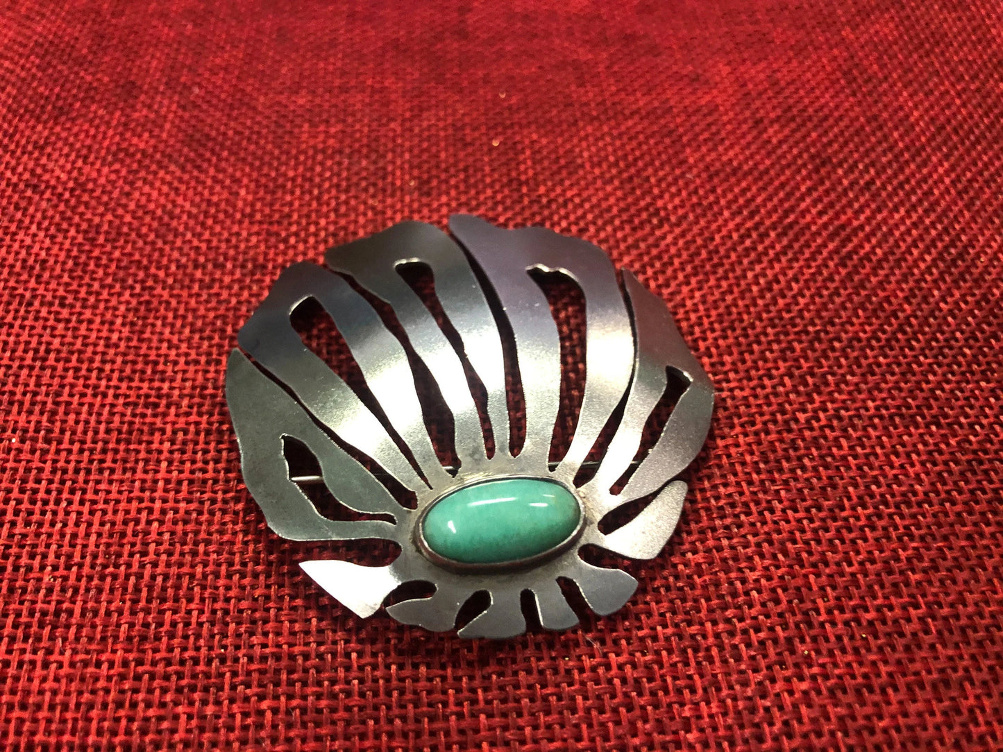 Sterling SW Sunflower Pin/Brooch - Vintage