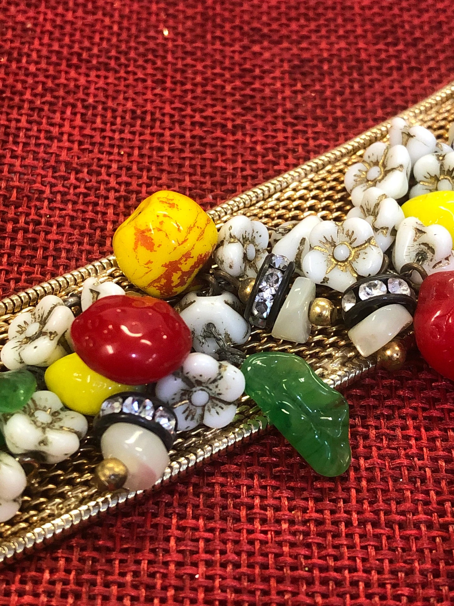 Hobé Fruit Salad Bracelet and Earring Set - Vintage