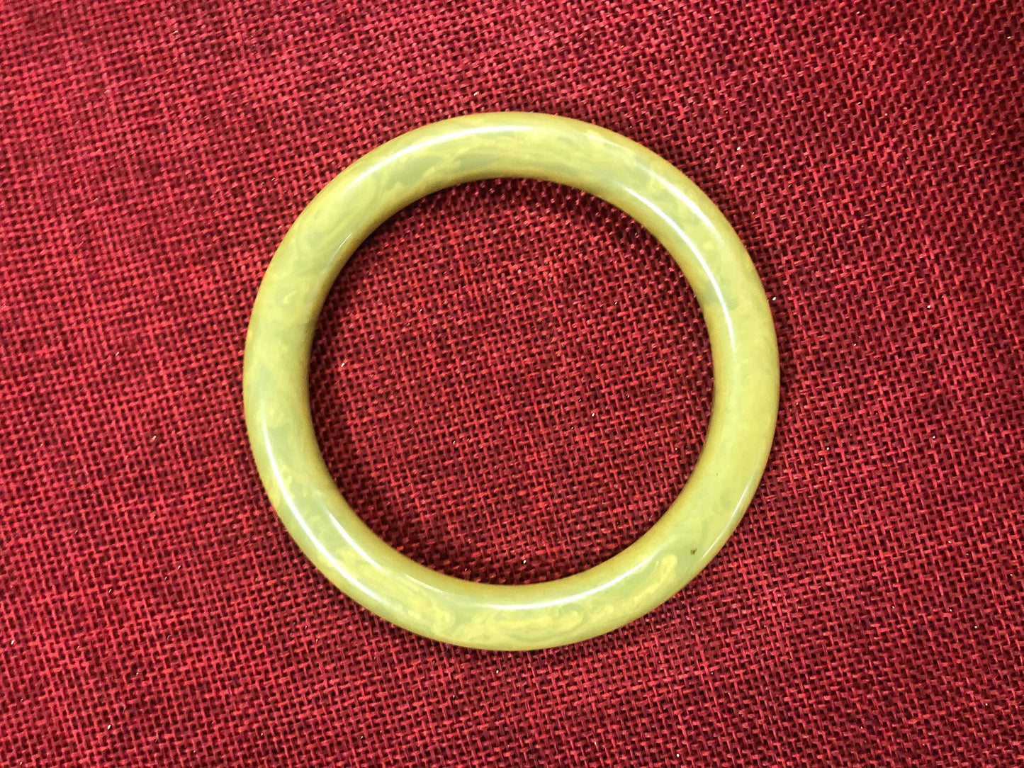 Bakelite Sunshine Swirled Bangle Bracelet - Vintage