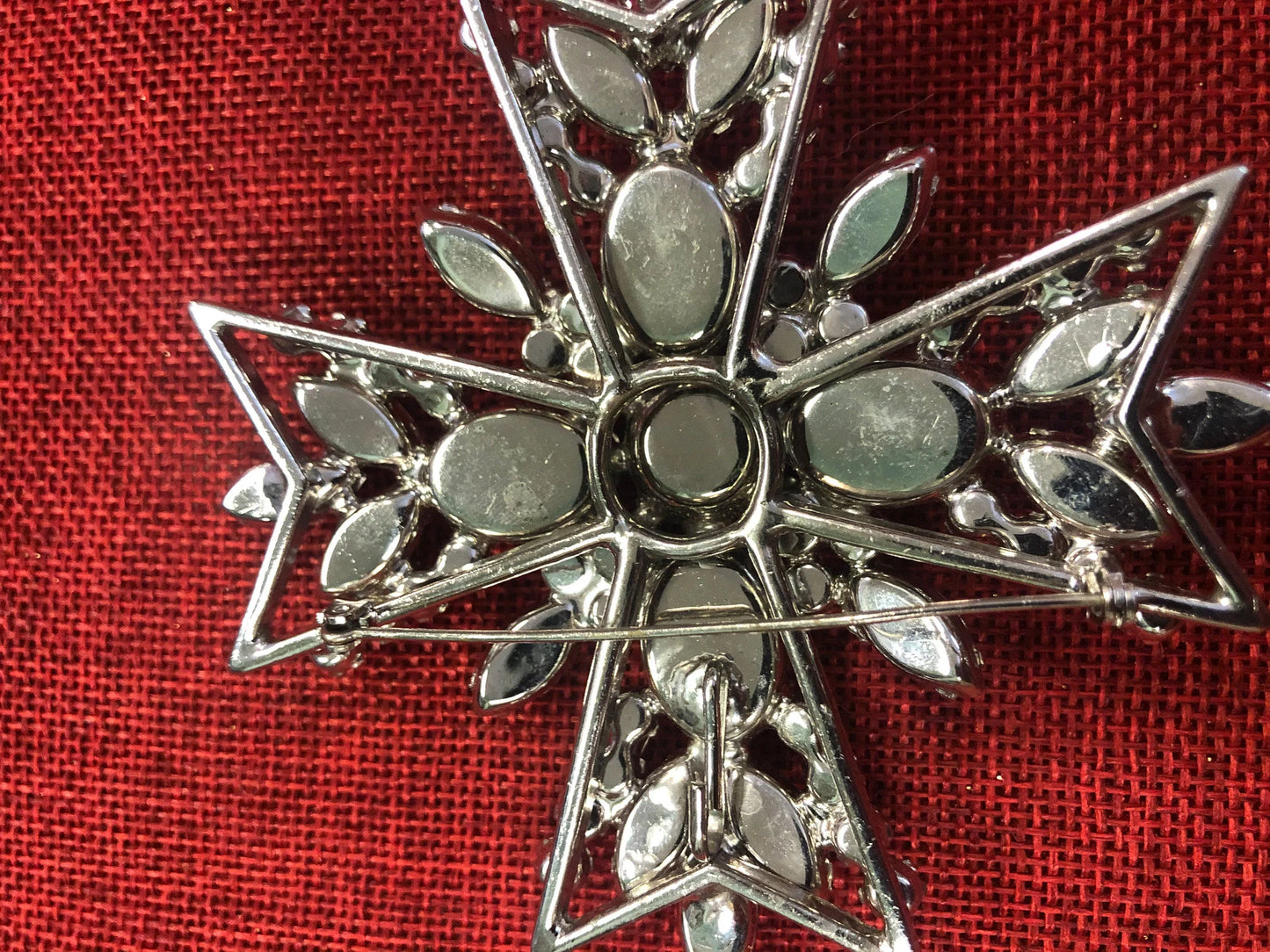 Weiss Maltese Cross Brooch/Pin