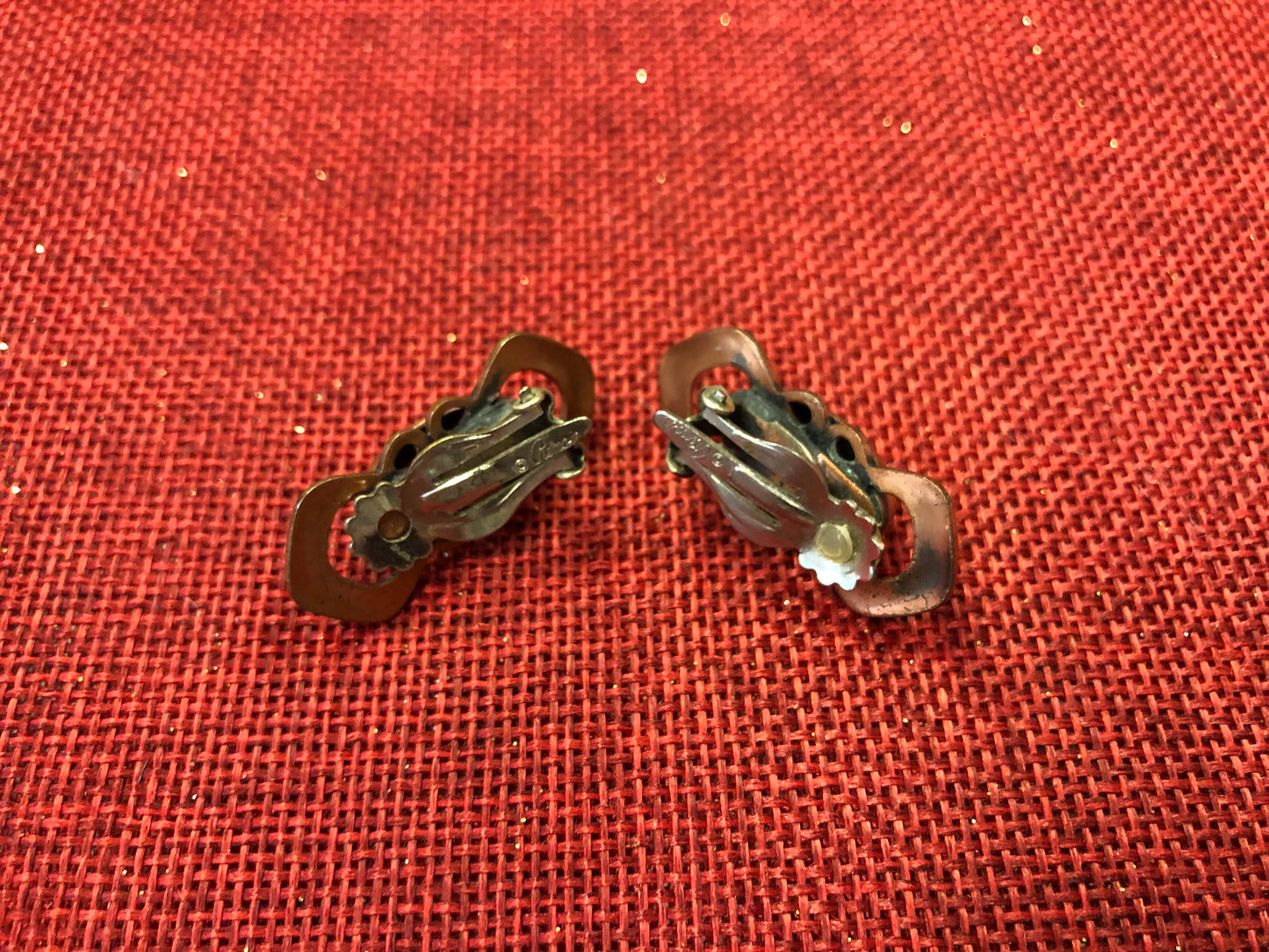 Renoir Copper Earrings