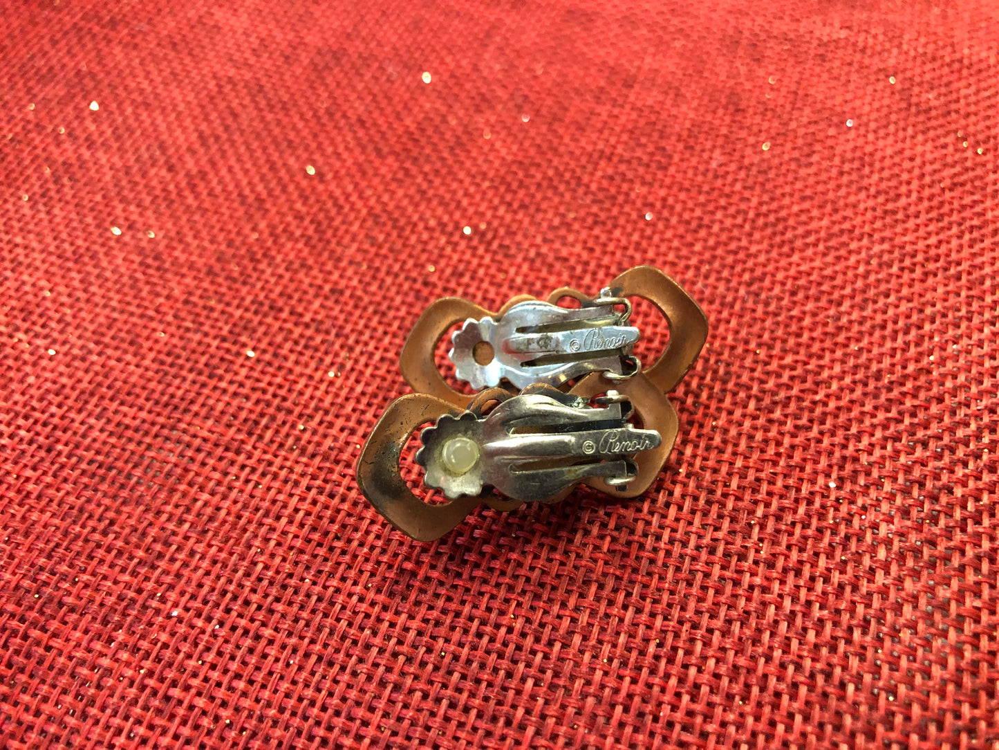 Renoir Copper Earrings