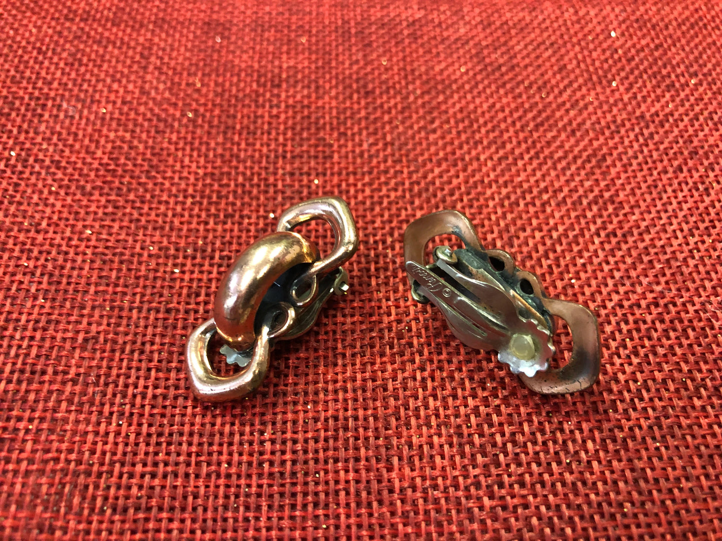 Renoir Copper Earrings
