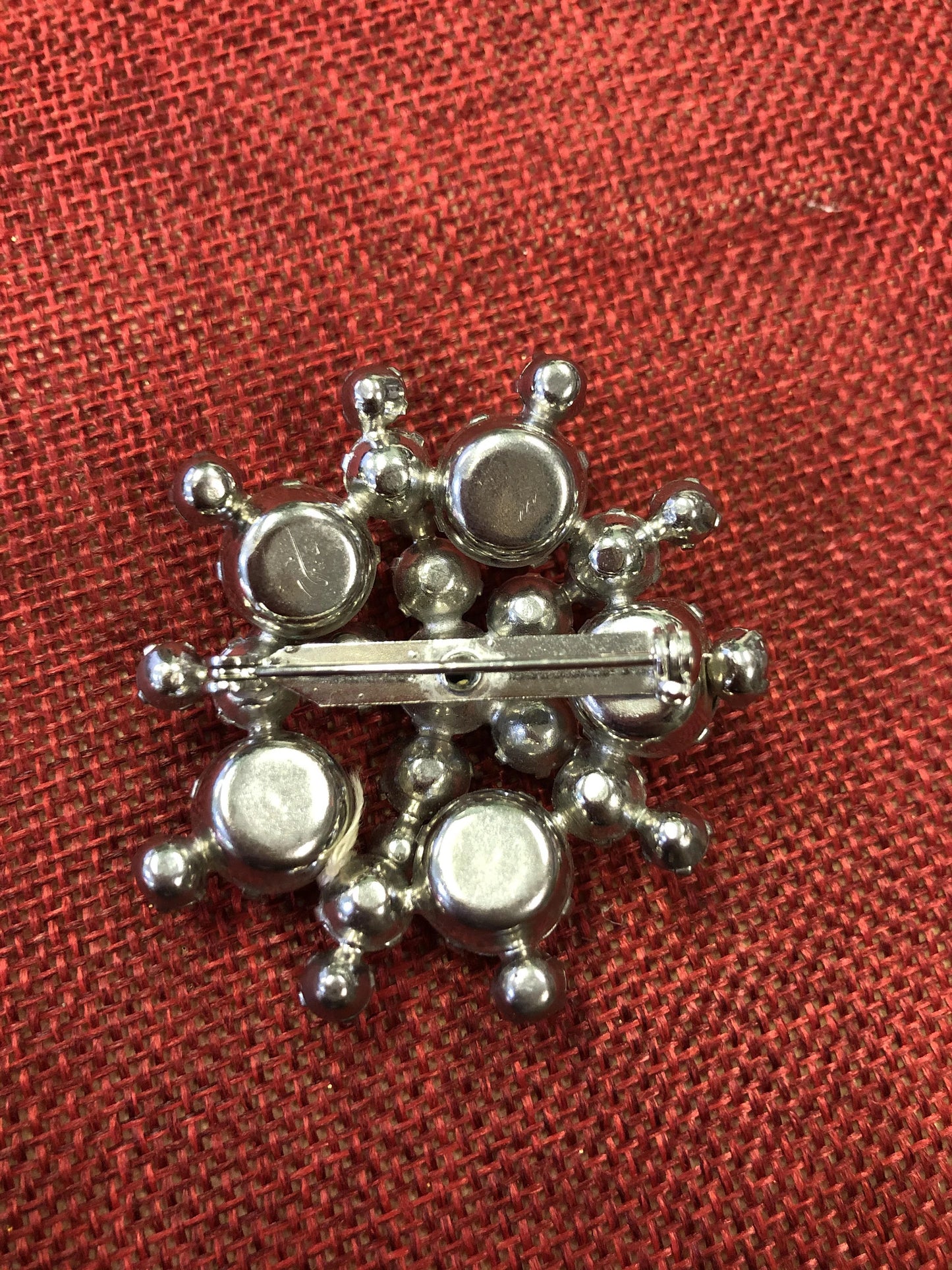 Crystal Star Mid-Century Brooch/Pin