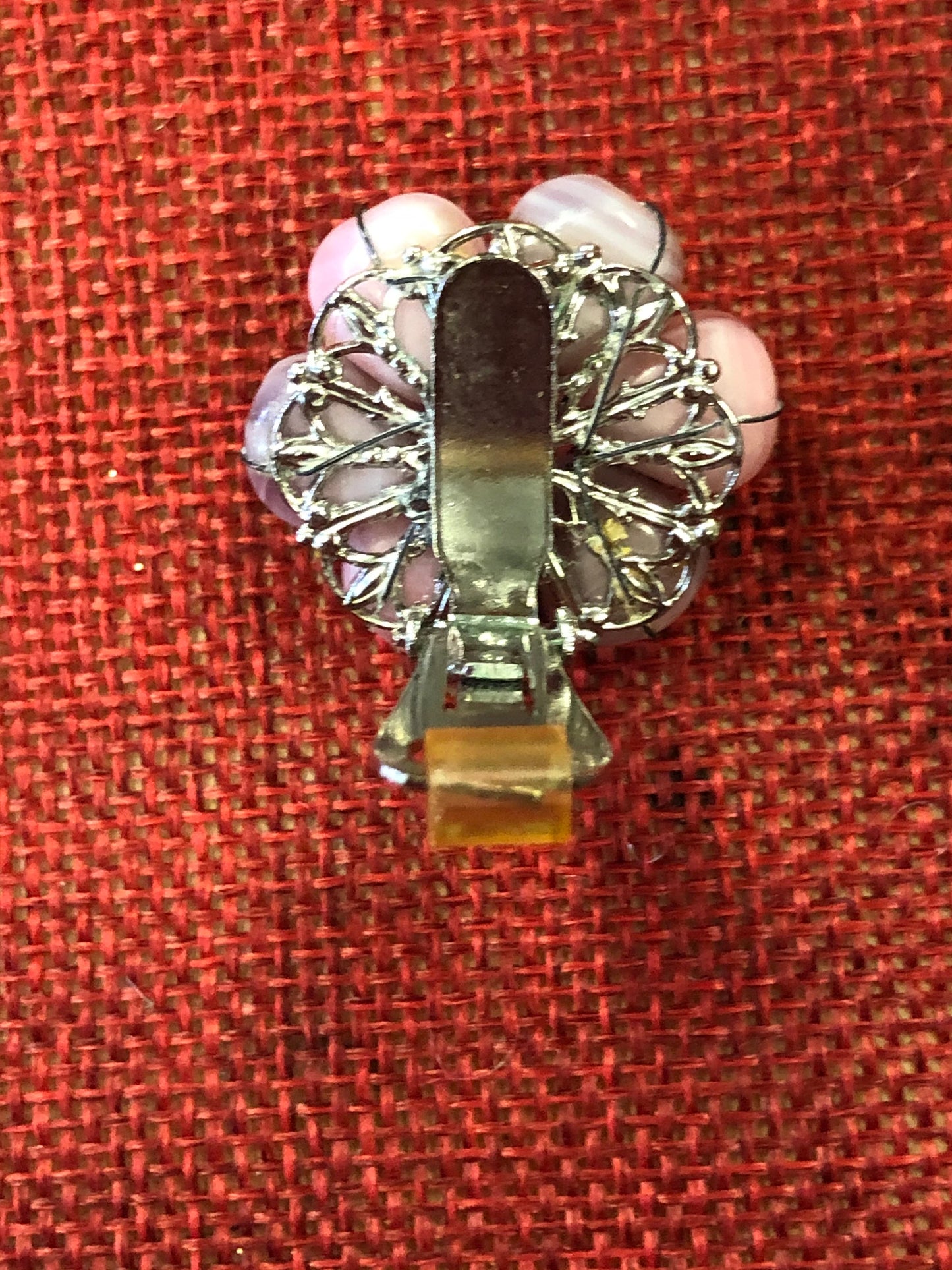 Hobé Flower Clip-On Earrings
