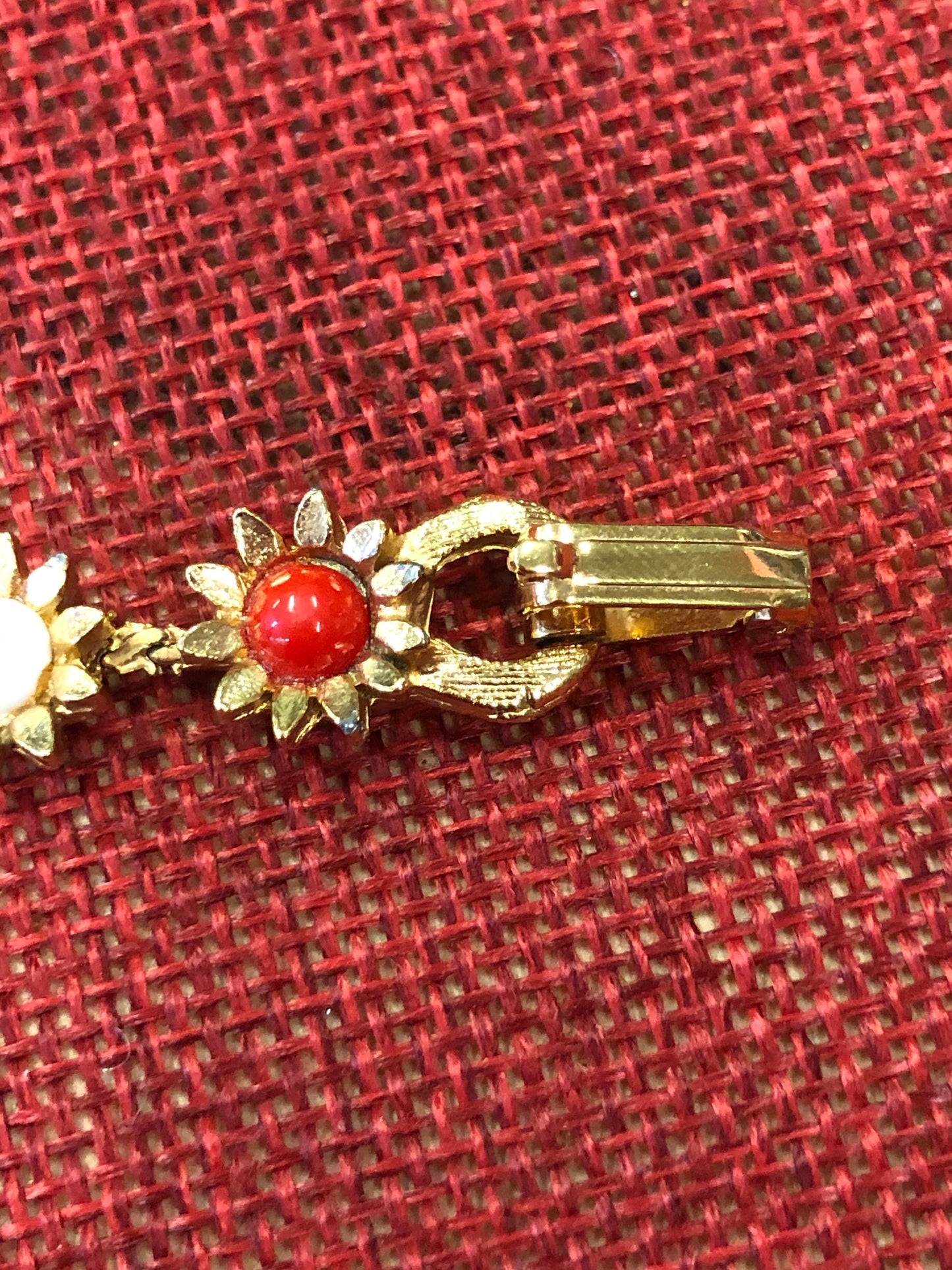 Floral Red, White, and Blue Bracelet - Perfect Election Day or Independence Day Accessory