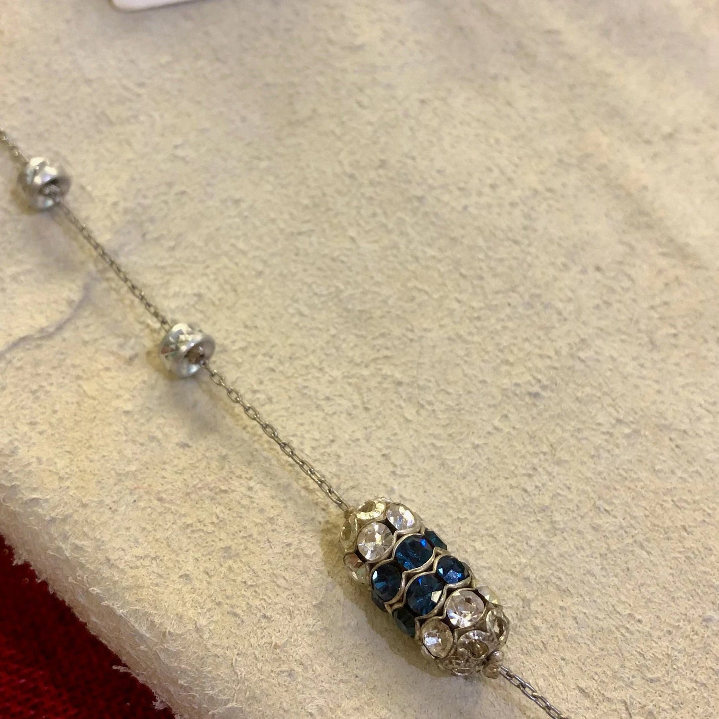 Alice Caviness Sapphire Necklace and Earring Set