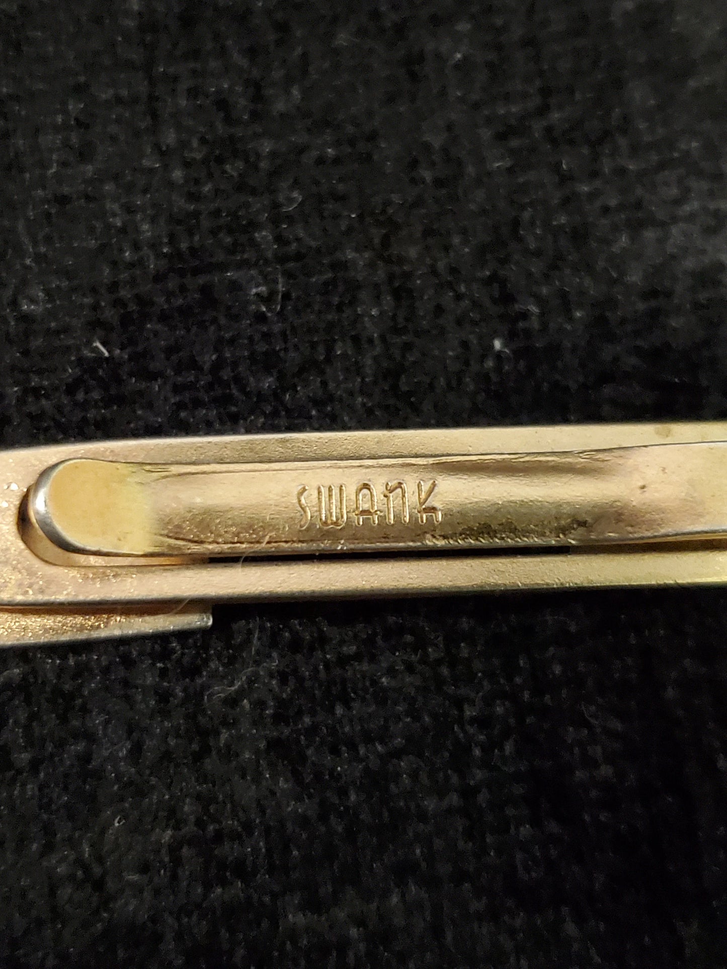 Swank Sword With Mother of Pearl Handle Tie Clip - 1940s