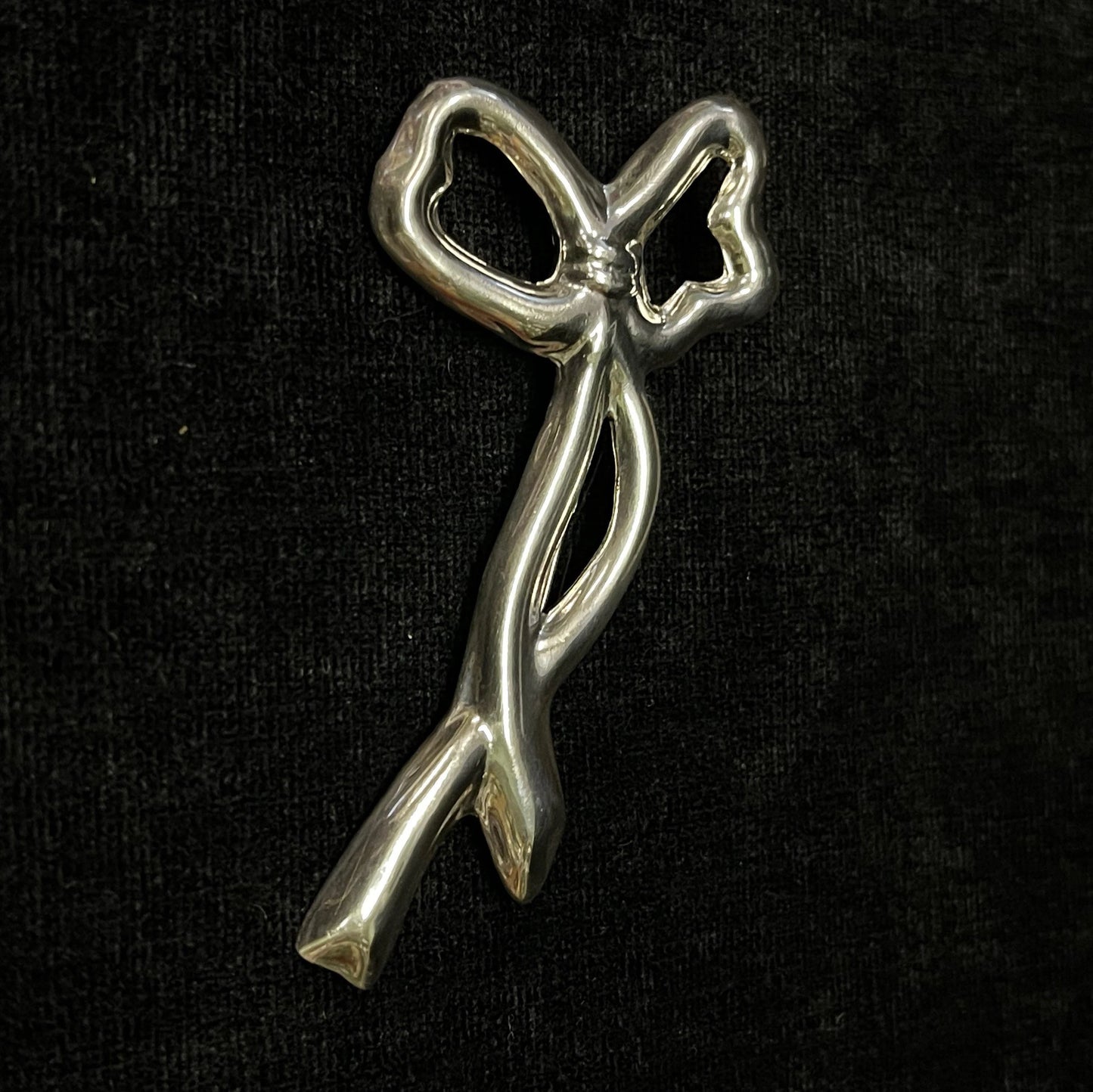 TAXCO Silver Bow Brooch and Pendant