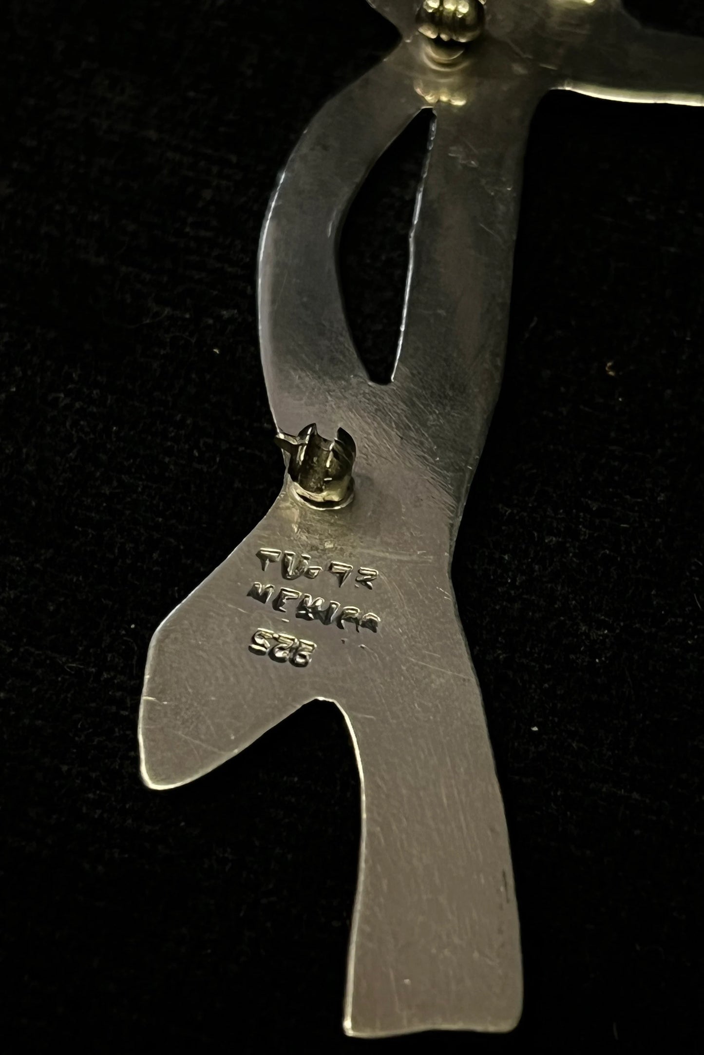 TAXCO Silver Bow Brooch and Pendant