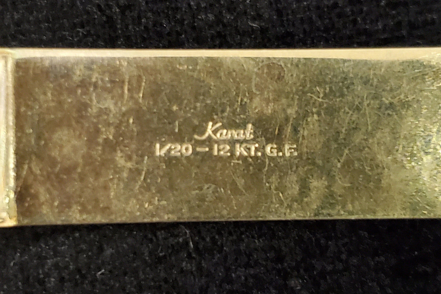Beautiful 12 K G.F. Karat Tie Clip
