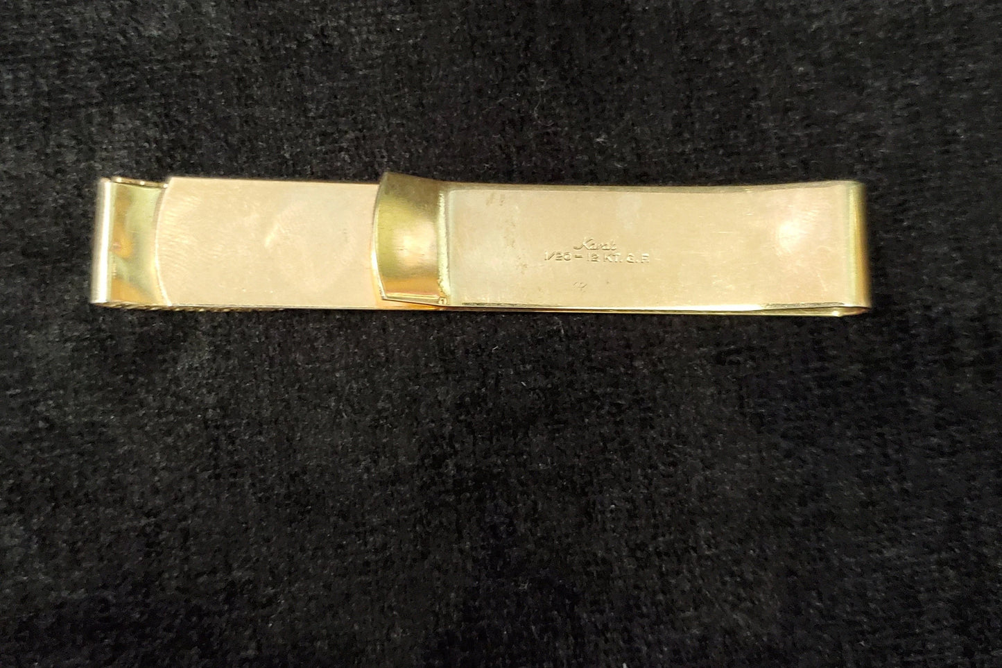 Beautiful 12 K G.F. Karat Tie Clip