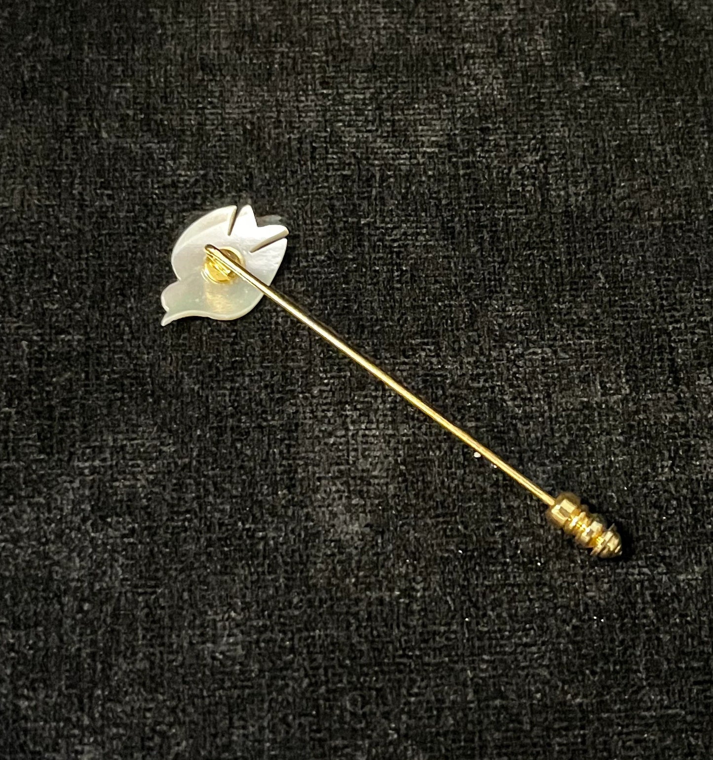 Pearl Dove Gold Stick Pins - Sold Separately