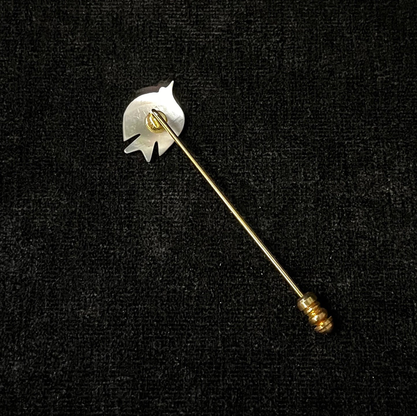 Pearl Dove Gold Stick Pins - Sold Separately