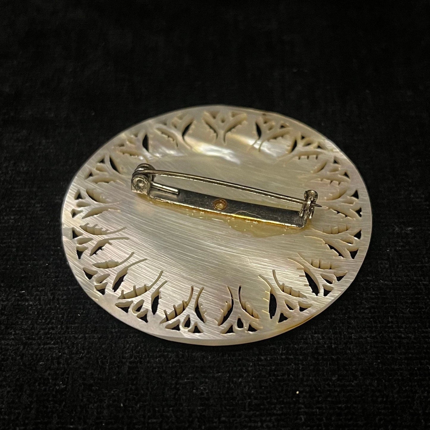 Mother of Pearl Starburst Brooch/Pin - Natural Jewelry From Nature