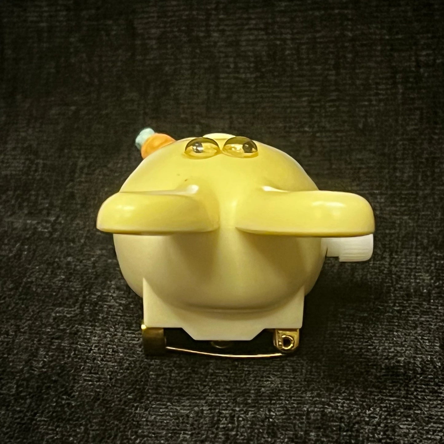 Wind Up Bunny Brooch/Pin Moveable Mouth