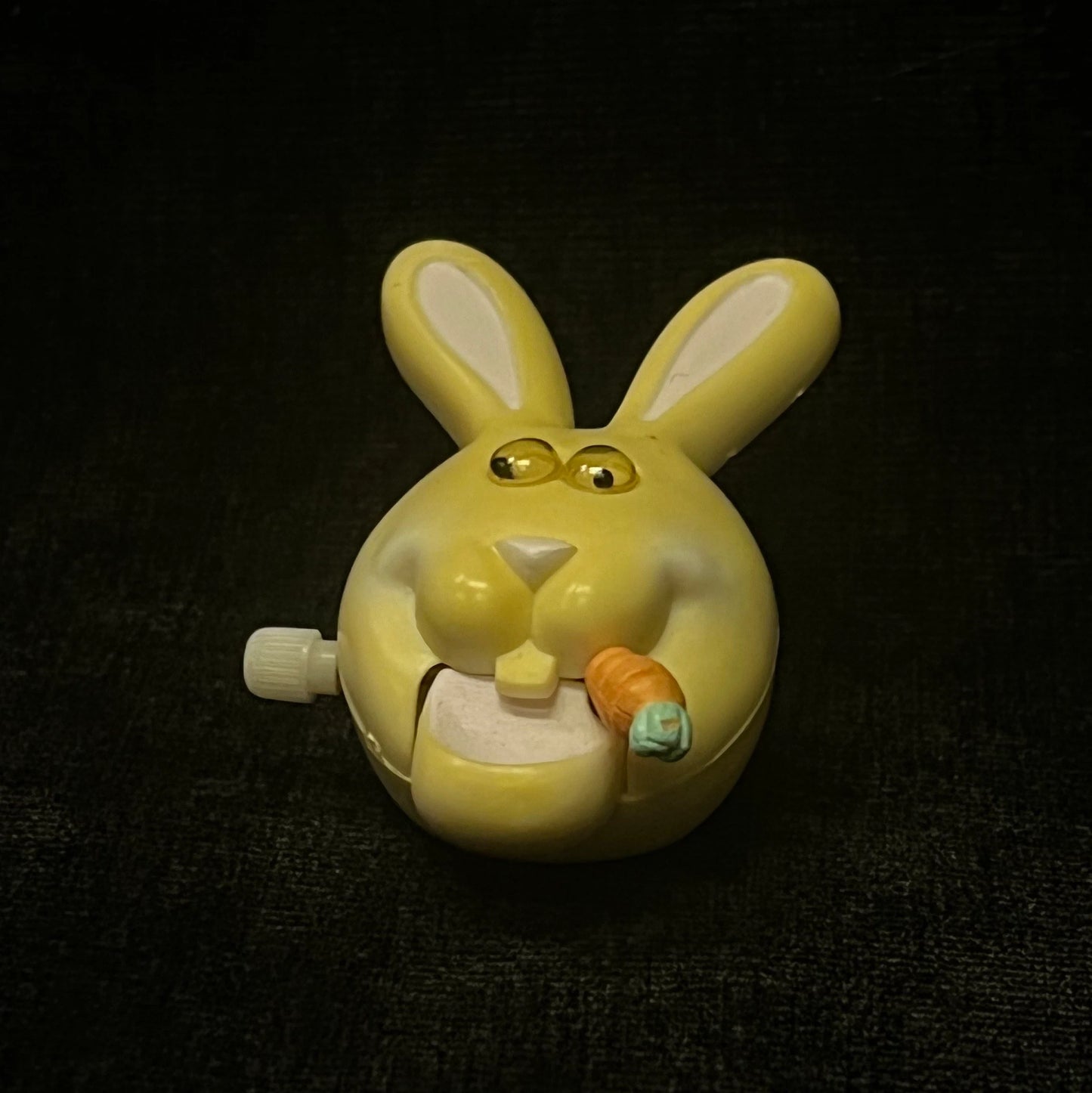 Wind Up Bunny Brooch/Pin Moveable Mouth