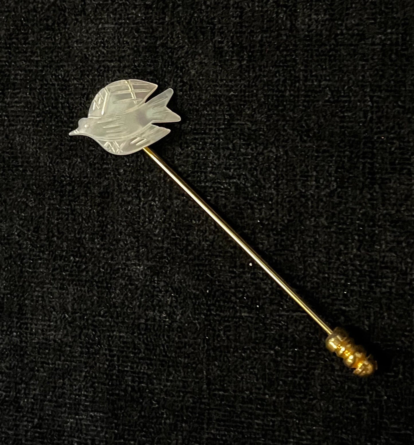 Pearl Dove Gold Stick Pins - Sold Separately