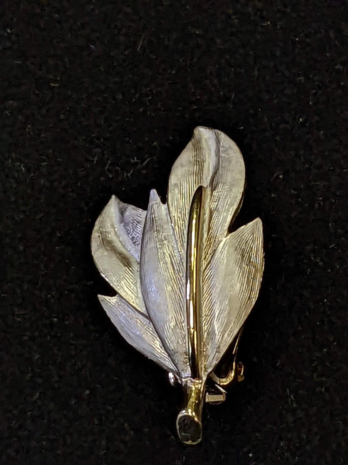 Wedding Perfect Pastelli Leaf Earrings- Vintage clip-ons