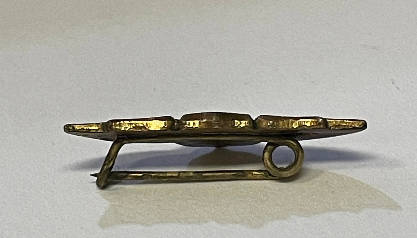 Brass COMET Wing Pin - Airplane Pin - Wings Pin