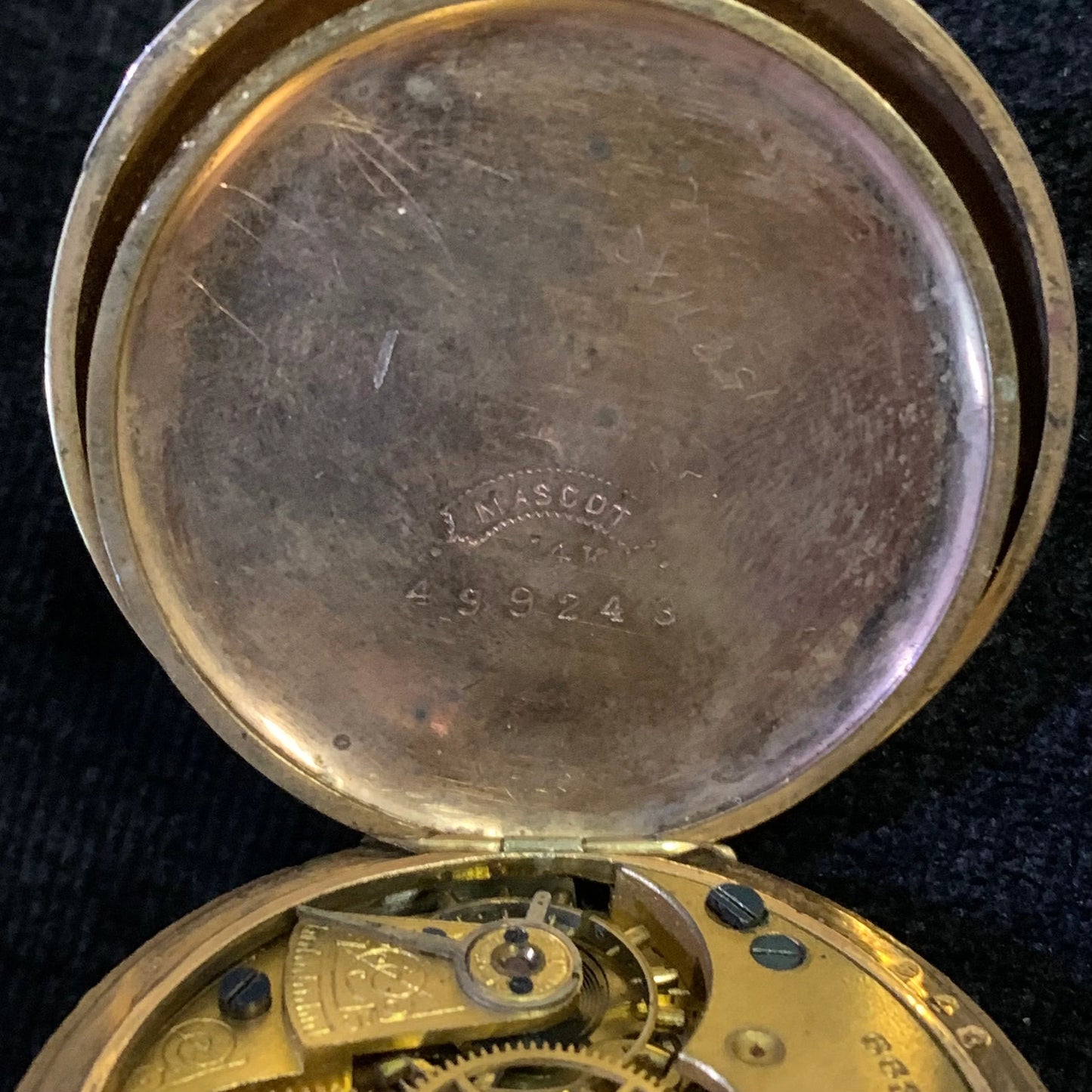 14K Gold Elgin Pocket Watch - Gold Elgin Pocket Watch with Chain