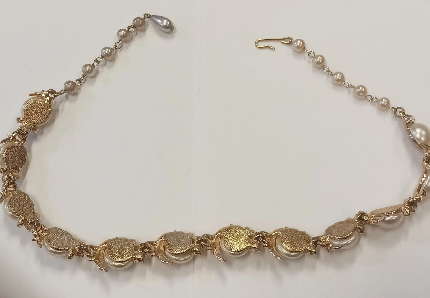 Signed Mode - Art Wedding Necklace - Vintage 1960s