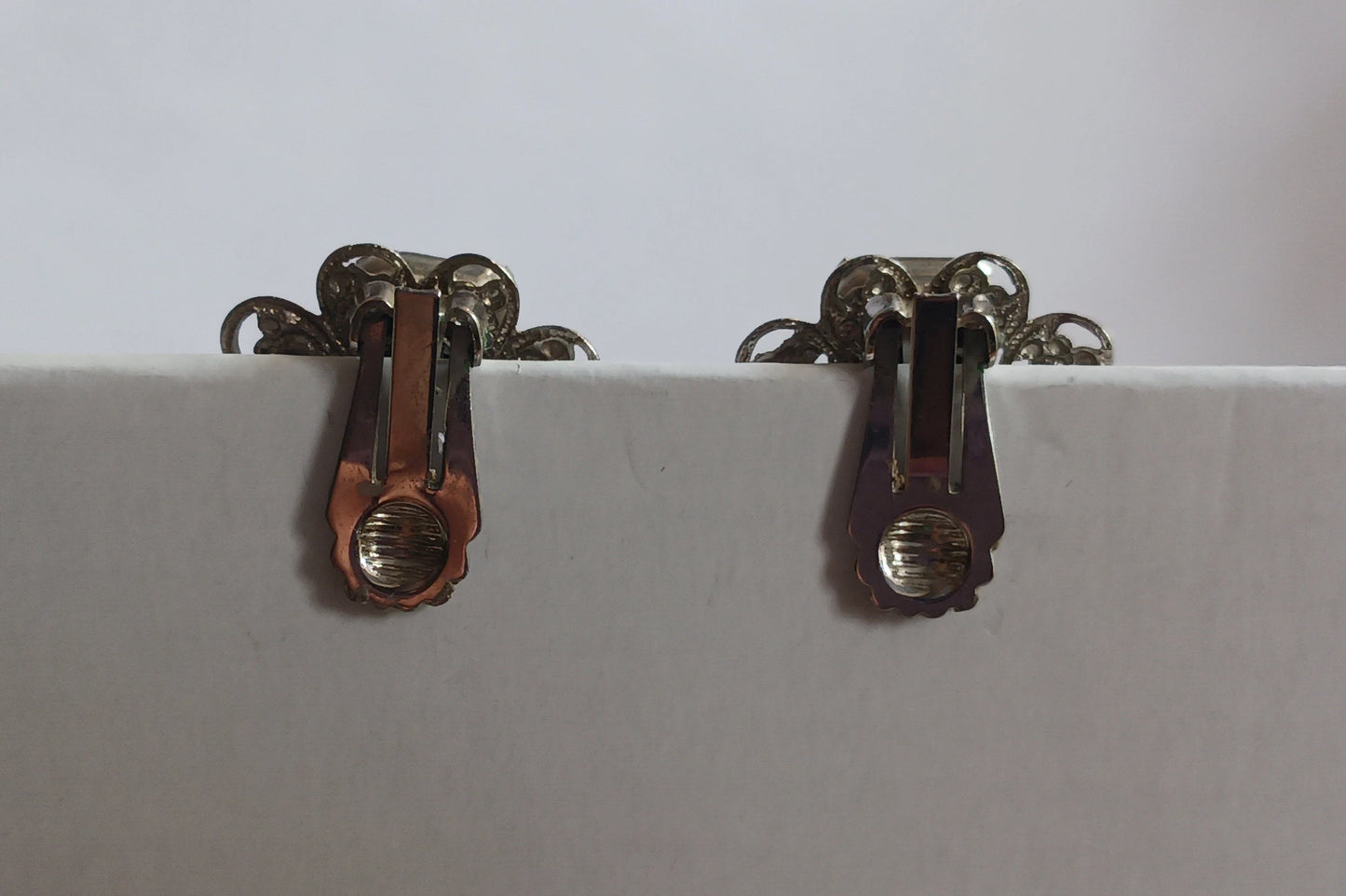 Chunky Rhinestone Bracelet and Clip-On Earring Set - Vintage 1960s