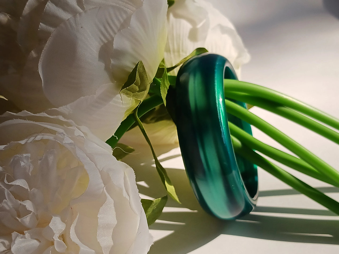 Avon "Moonglow" Lucite Bangle - Vintage 1970s