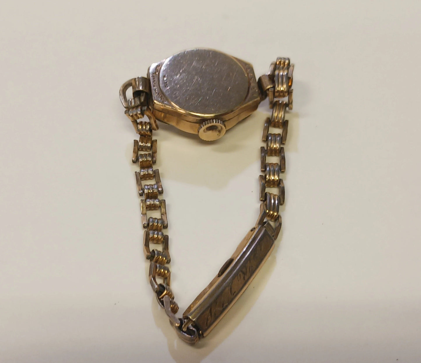 Bulova 10k Gold Filled Ladies Watch with 12k Chain