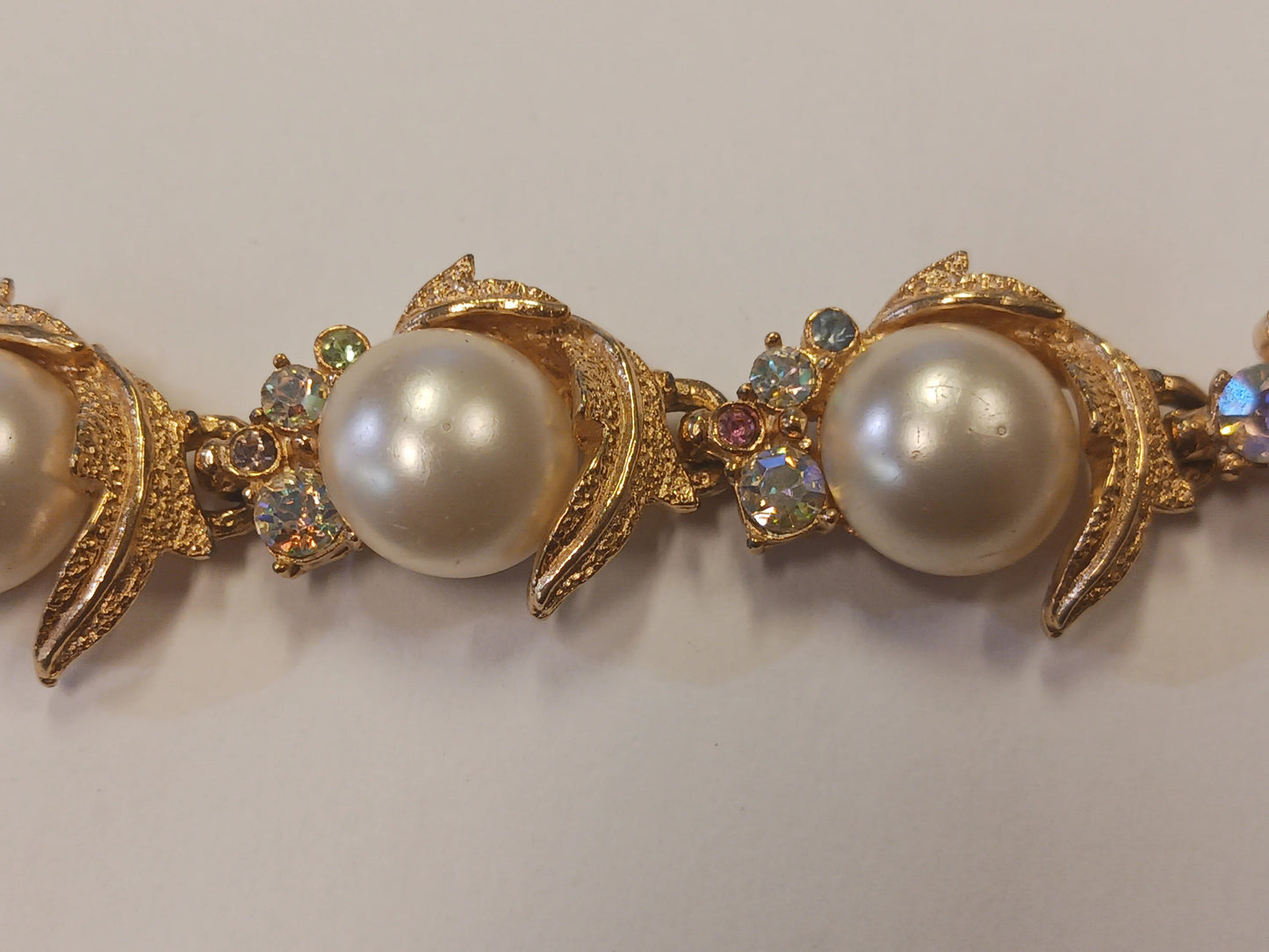 Signed Mode - Art Wedding Necklace - Vintage 1960s