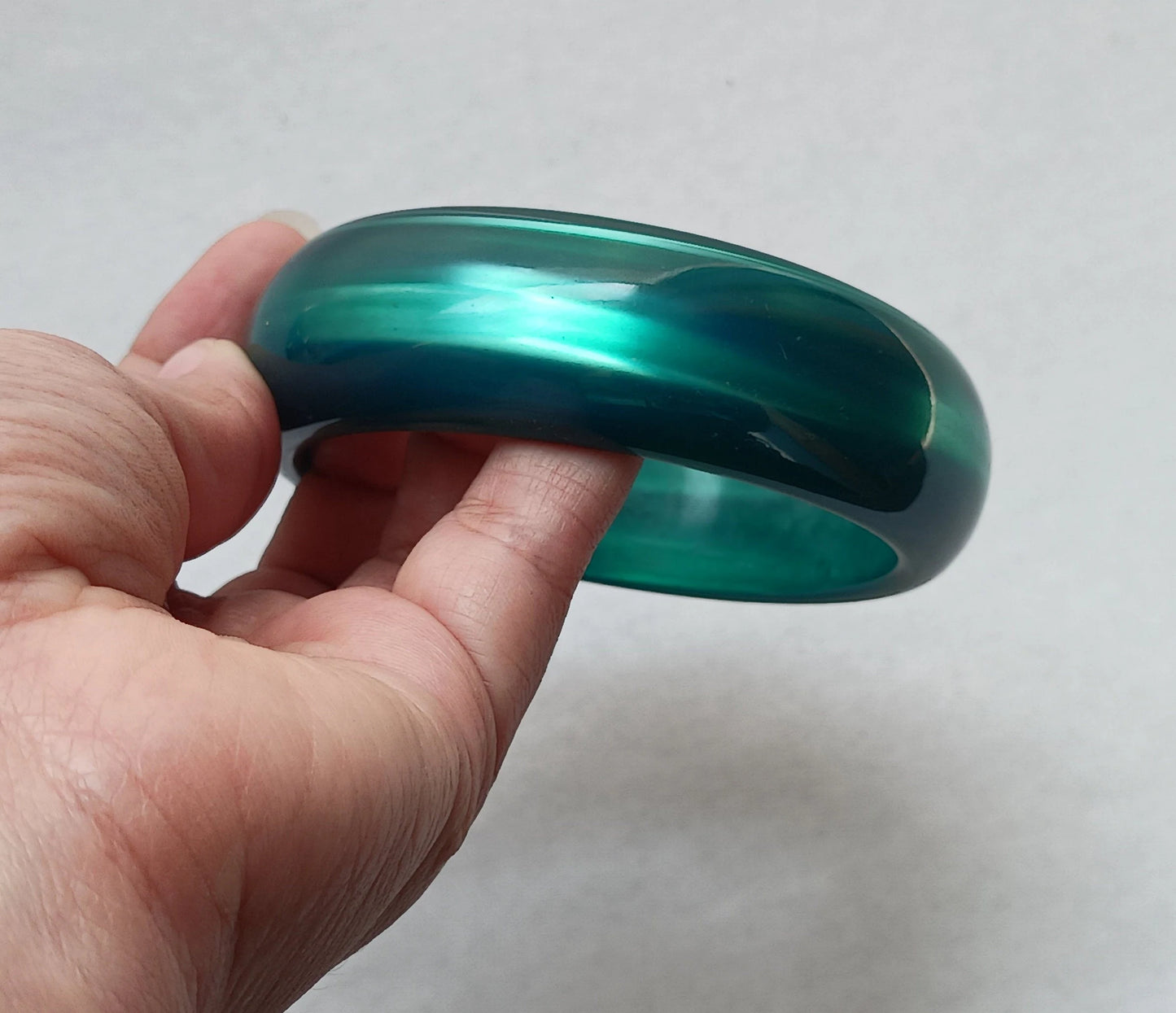 Avon "Moonglow" Lucite Bangle - Vintage 1970s