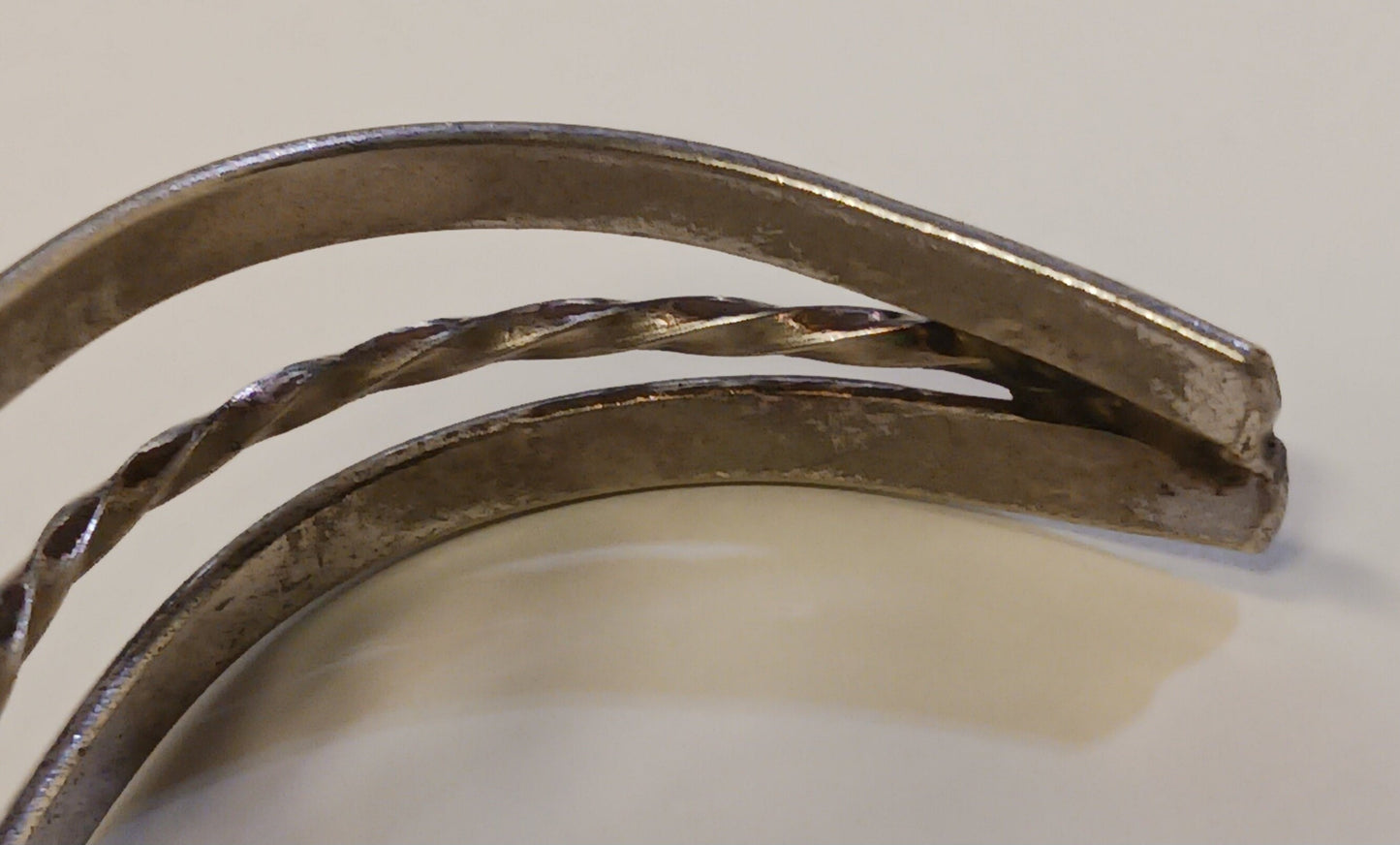 Alpaca Silver and Abalone Cuff Bracelet - Small Petite Size Jewelry - Seashell Jewelry