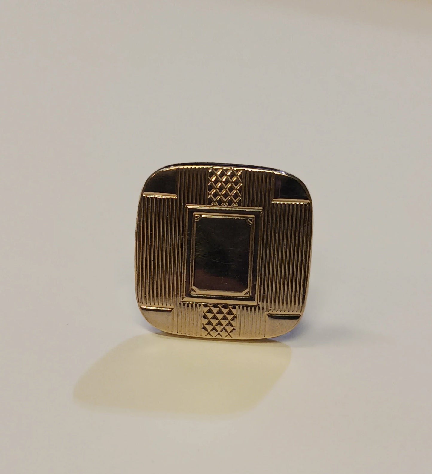 Gold Plated Art Deco Style Cuff Links - Cuff Links for the Man in the Know