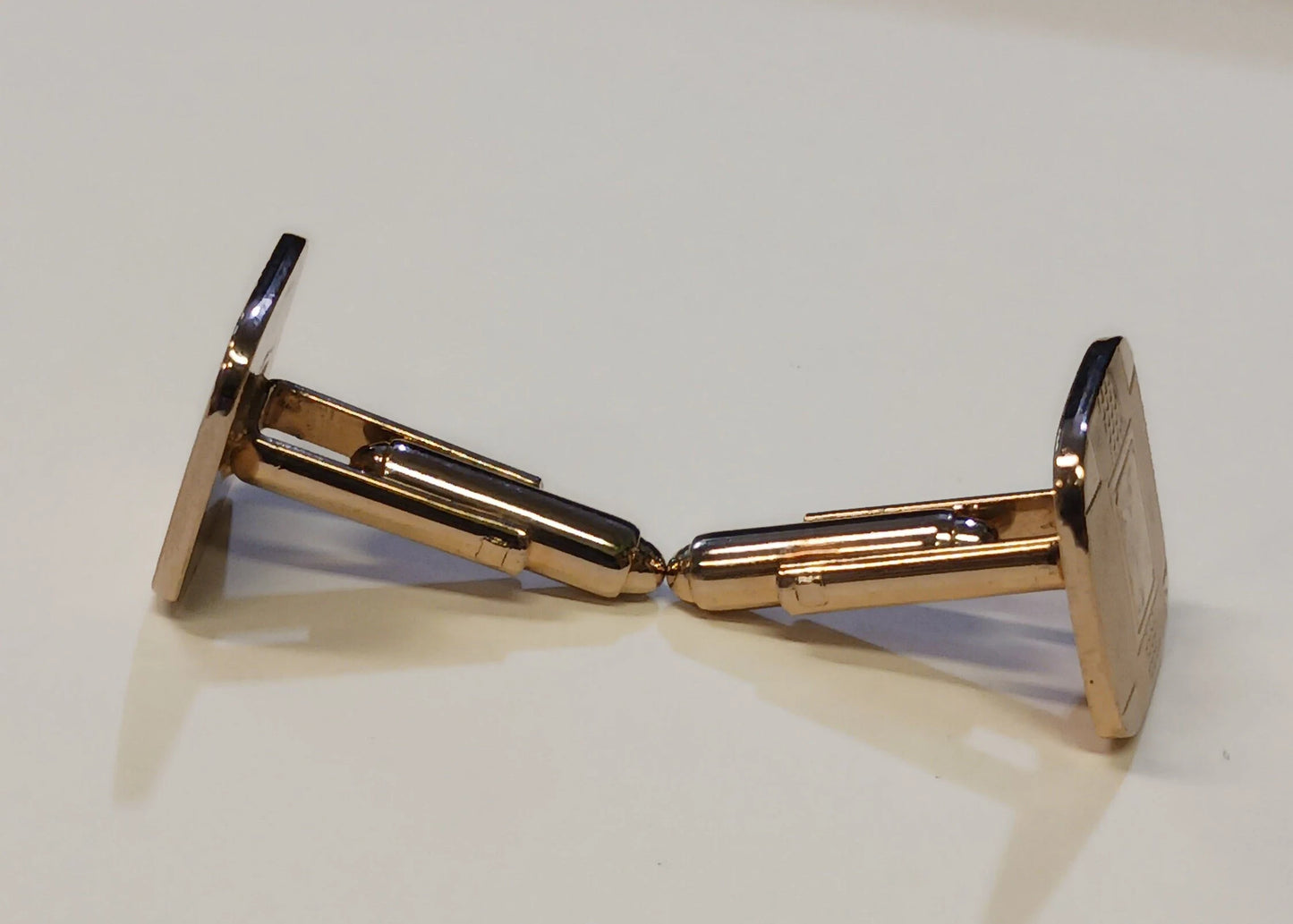 Gold Plated Art Deco Style Cuff Links - Cuff Links for the Man in the Know