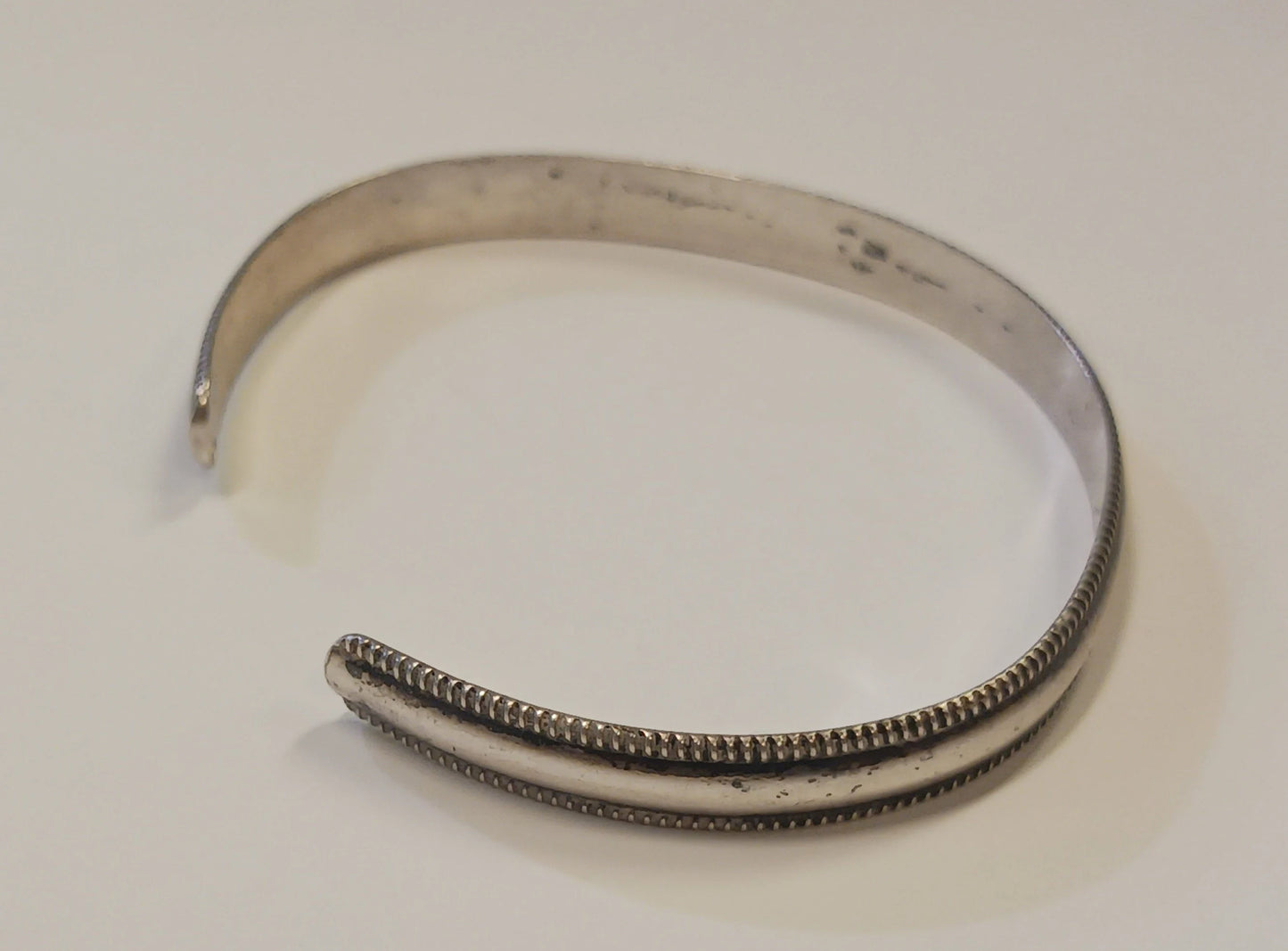 Dainty Sterling Silver Bracelet - Vintage Silver Jewelry