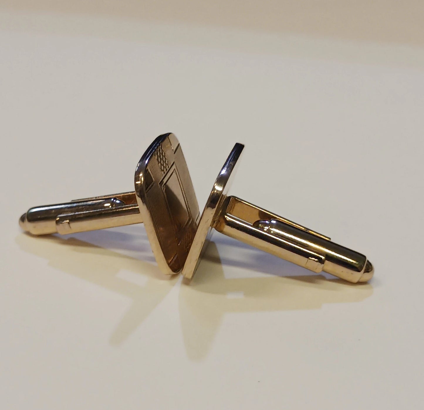 Gold Plated Art Deco Style Cuff Links - Cuff Links for the Man in the Know