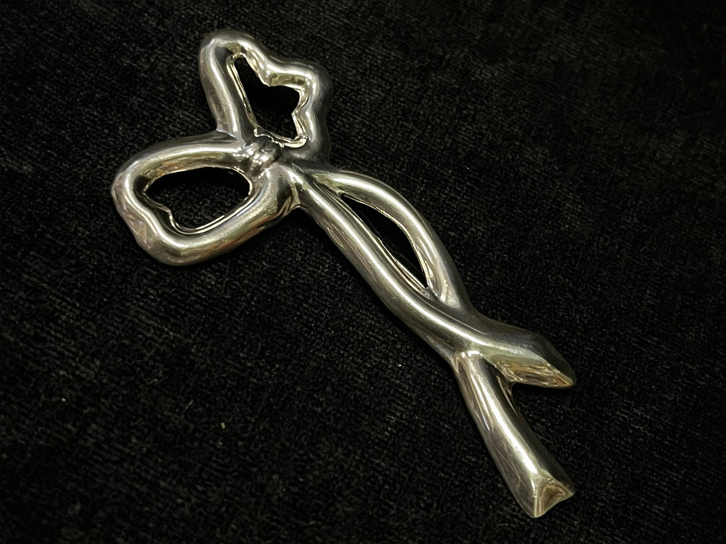 TAXCO Silver Bow Brooch and Pendant