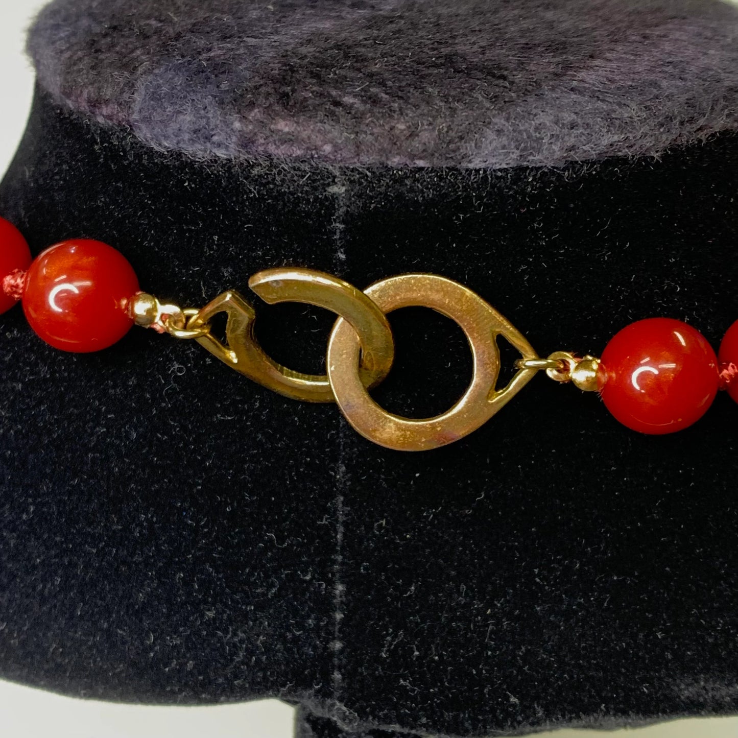 Large Red Bead Necklace