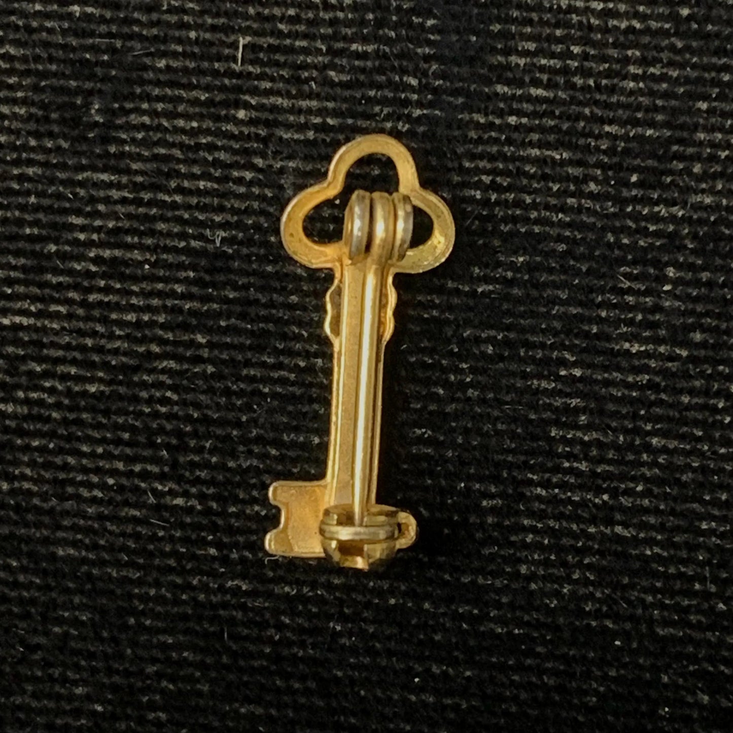 Small Gold-Tone Key Pin