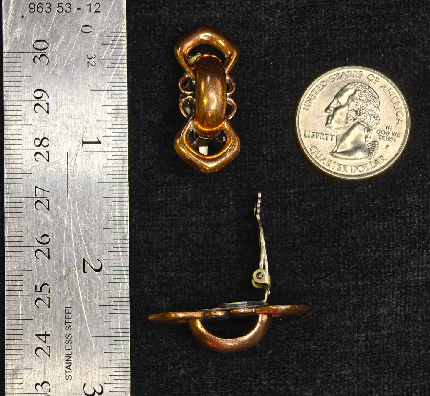 Renoir Copper Earrings (Z)