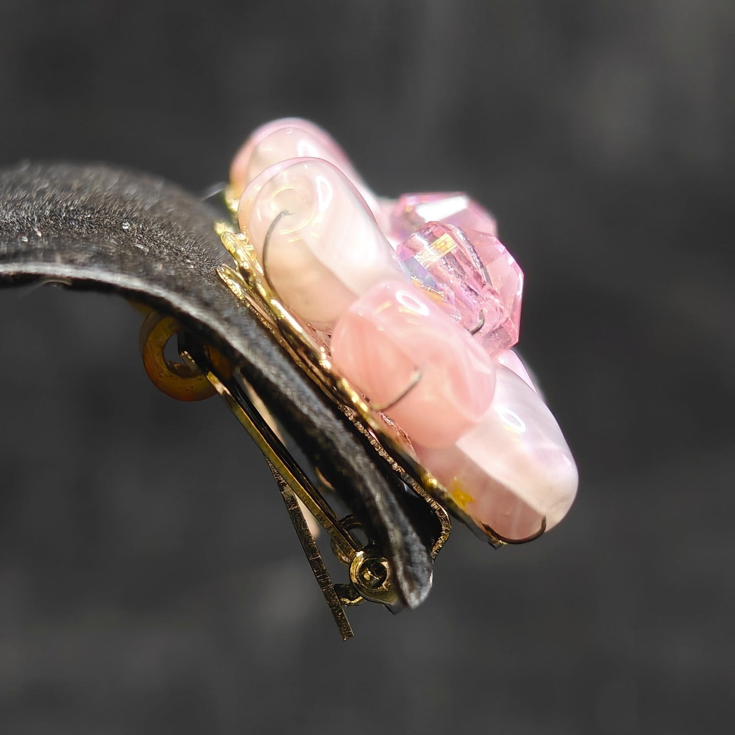 Hobé Flower Clip-On Earrings