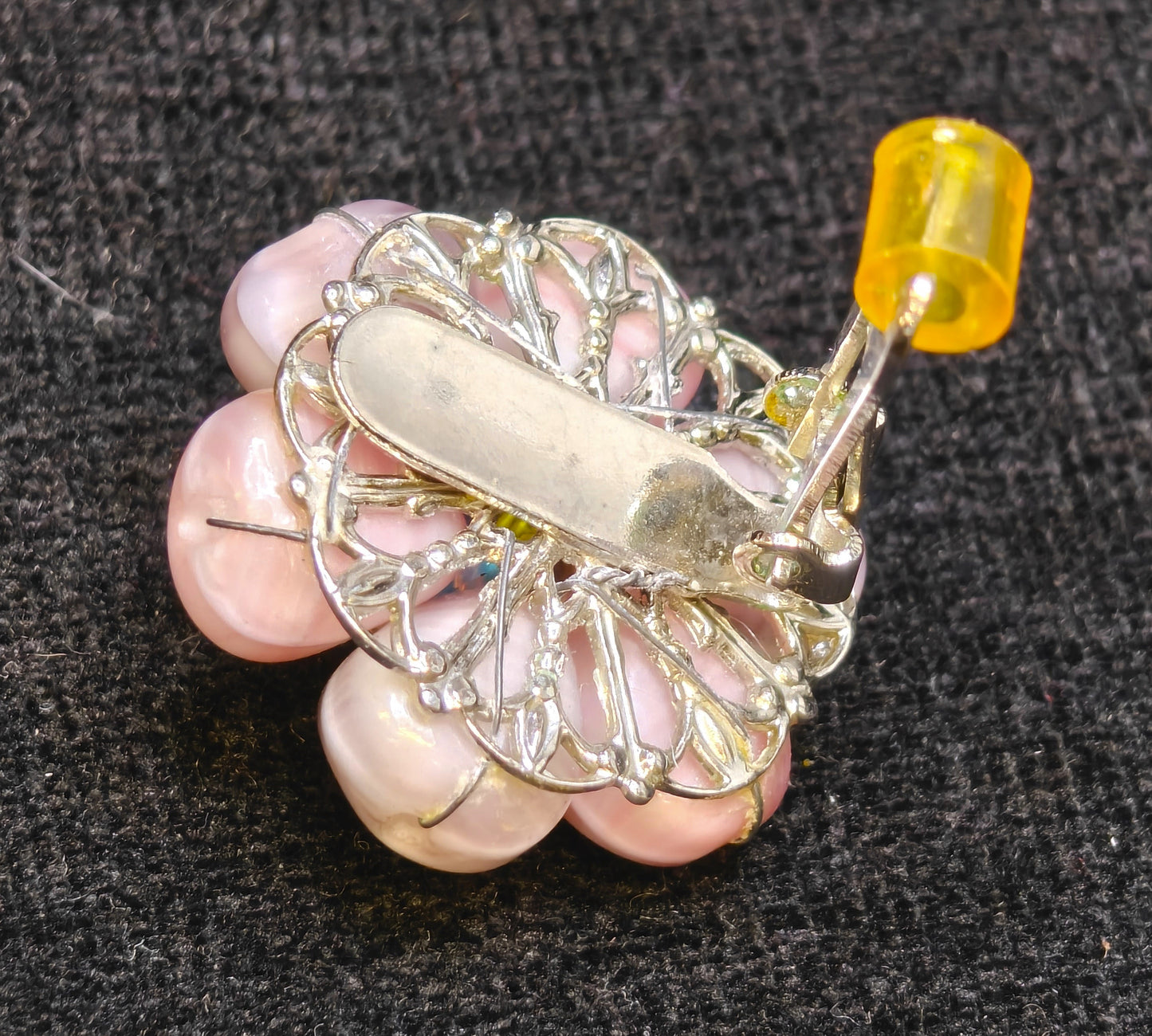 Hobé Flower Clip-On Earrings