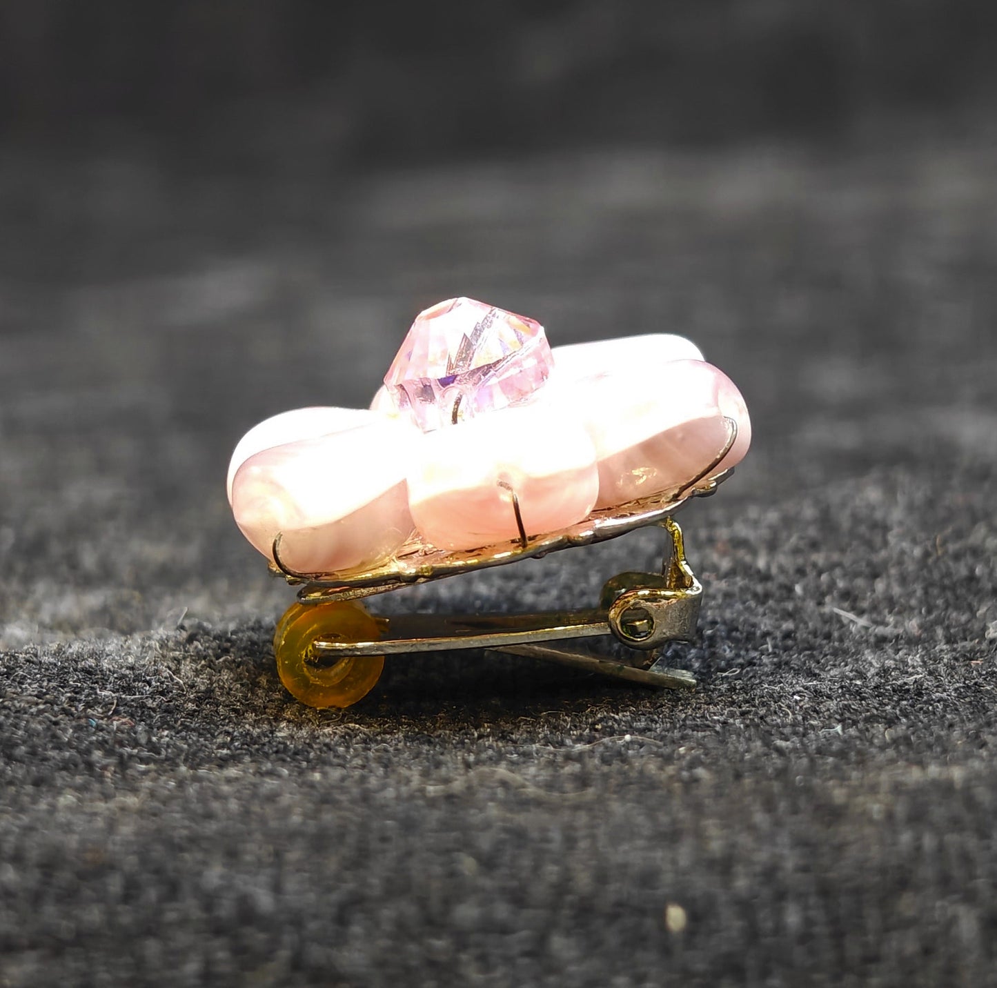 Hobé Flower Clip-On Earrings