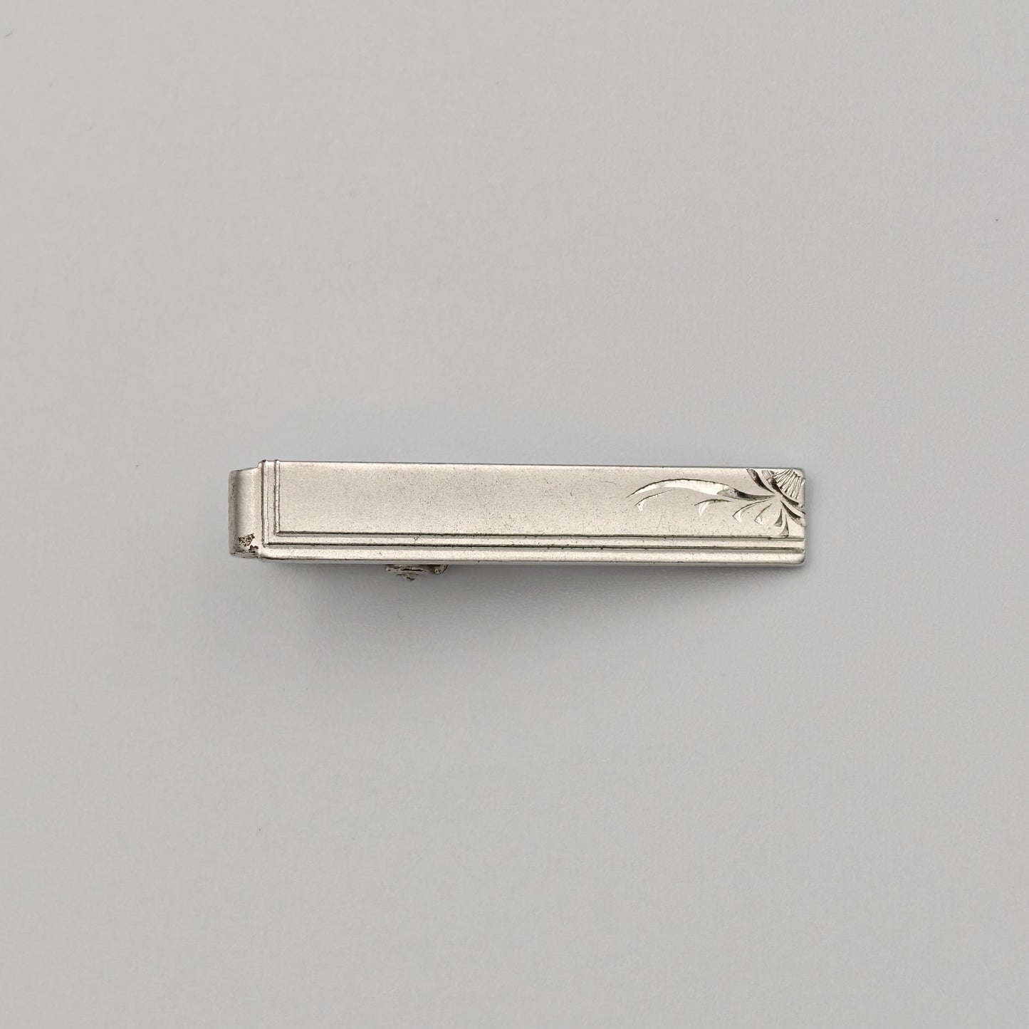 Simple Silver Tie Clip