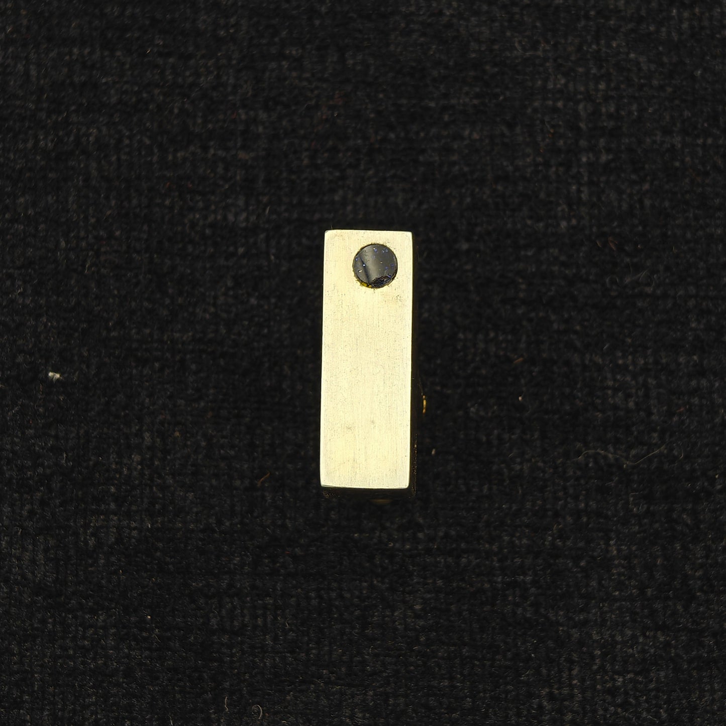 Hickok Gold Tone Cuff Links with Faux Stone Accents