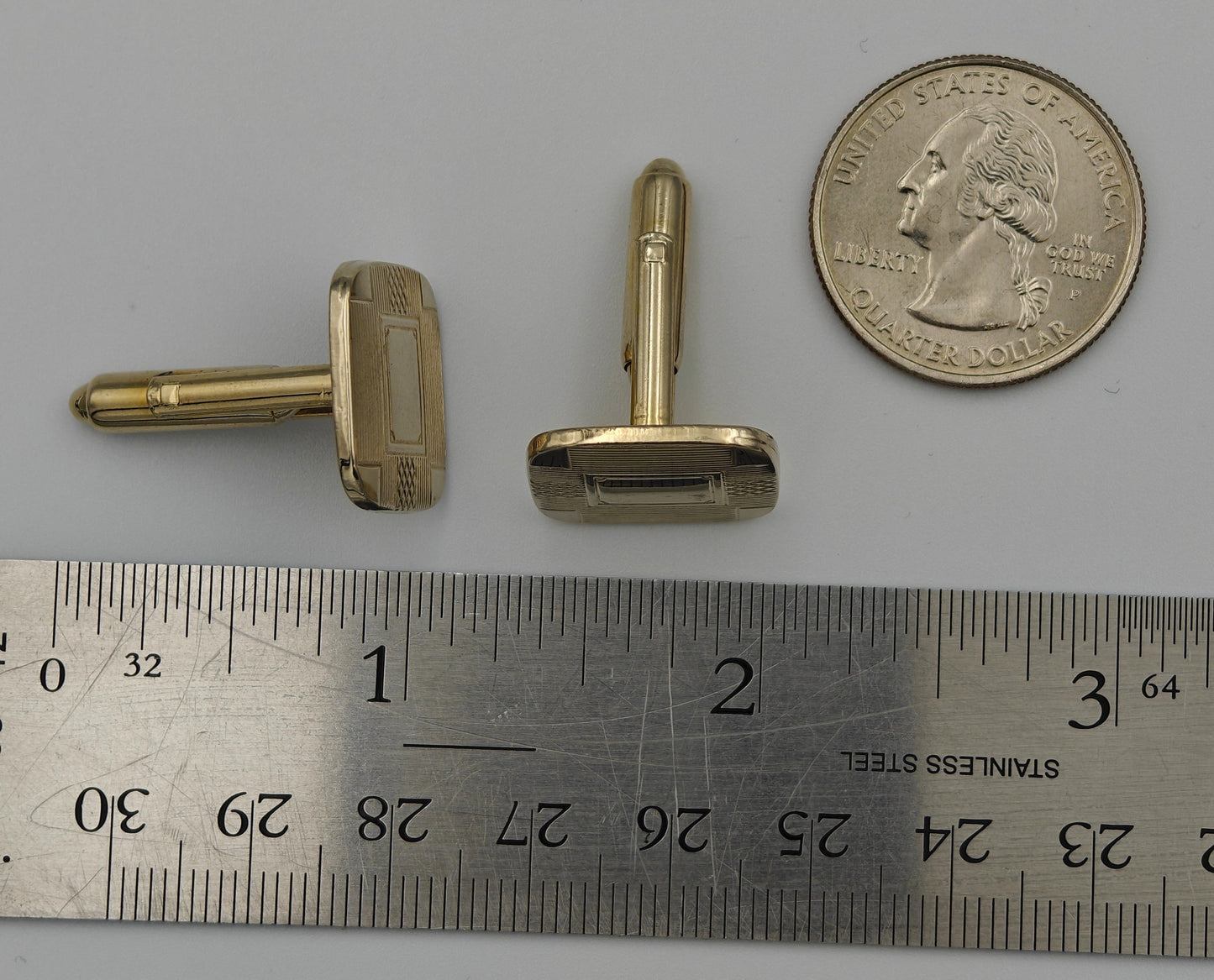 Gold Plated Art Deco Style Cuff Links - Cuff Links for the Man in the Know