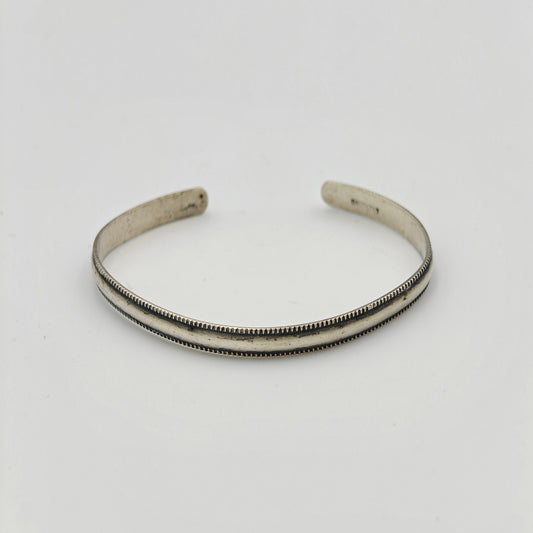 Dainty Sterling Silver Bracelet - Vintage Silver Jewelry