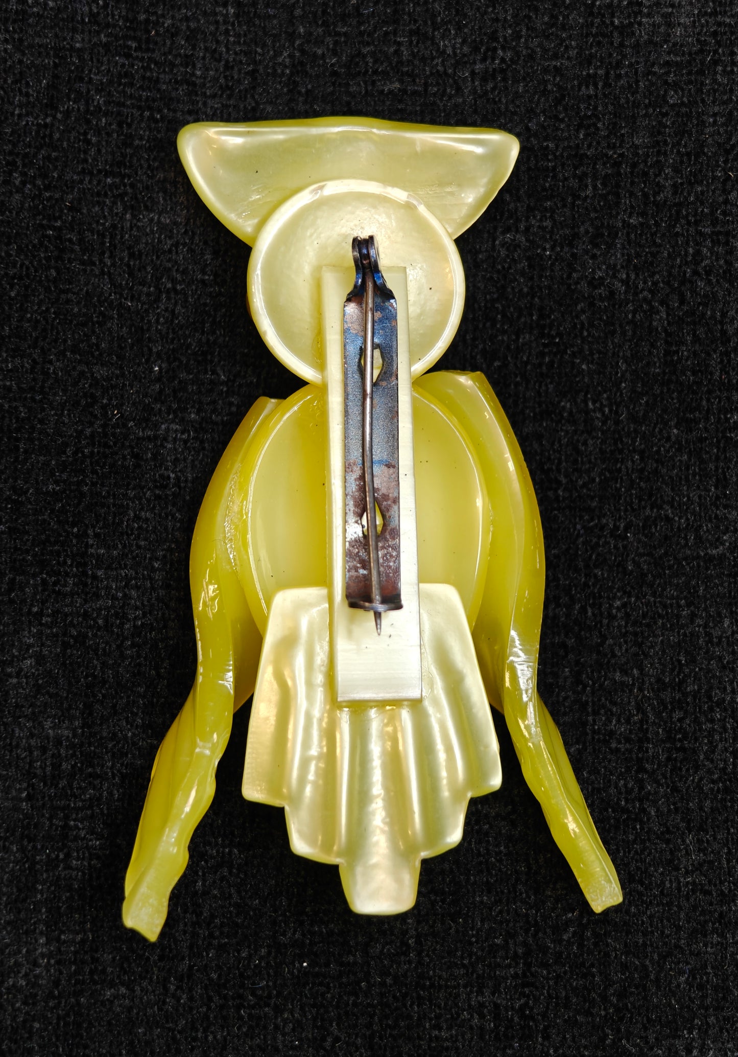 Lucite Owl Brooch/Pin