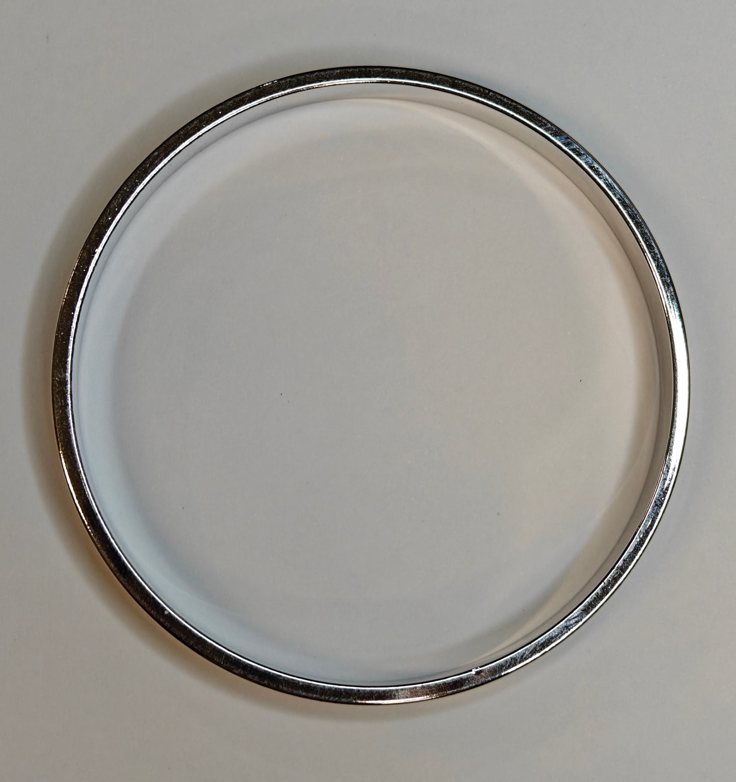 Black and Chrome Bangle - Vintage