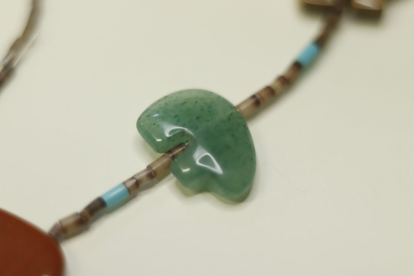 Zuni Tribe Bear Pendants Necklace- Vintage Trade Jewelry